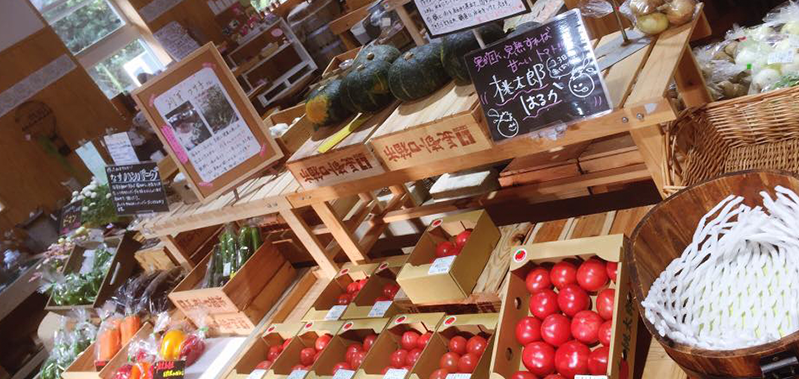 樹蘭にある農産物直売所「樹蘭マルシェ」